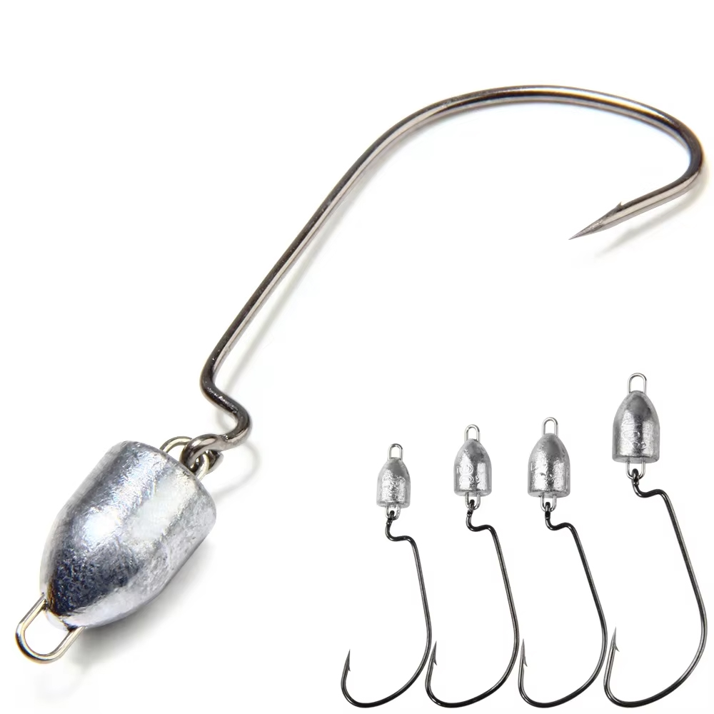 Spinpoler Fishing Swing Jig Heads Hook 3.5g/5g/7g/10g Soft Plastic Baits Swimbait Wobbler Freshwater Saltwater Bass Accessories – Fishhook – view 1