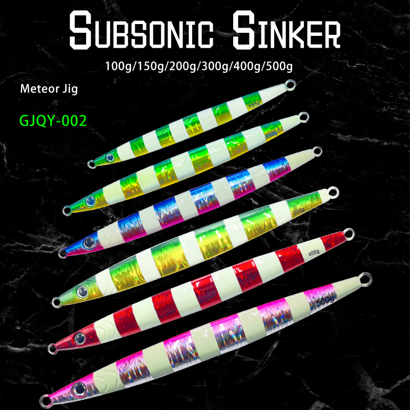 Jigging Pro 3D Coating 100-500g Fast Fall Long Cast Needle Jig Fishing Lure Metal Vertical Jigging Lure for Saltwater – Metal Lure – view 5