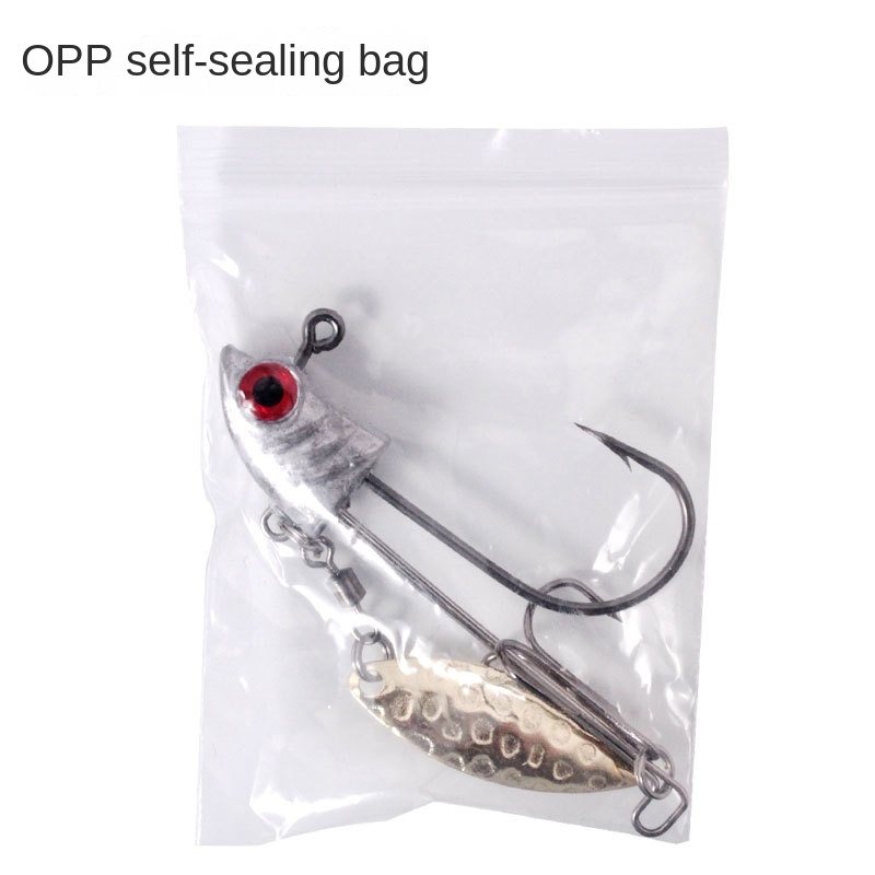 CHEERY 7-15g Stinger Overturned Hook Primary Color Lead Blood Groove Integrated Steel Wire Golden Noise Piece Ocean Boat Fishing – Fishhook – view 4