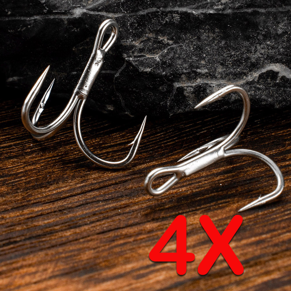 New Stinger Treble Hook Japan Material High Carbon Steel Olecranon Fishing Stinger Treble Hook Fishing Hooks – Fishhook – view 2