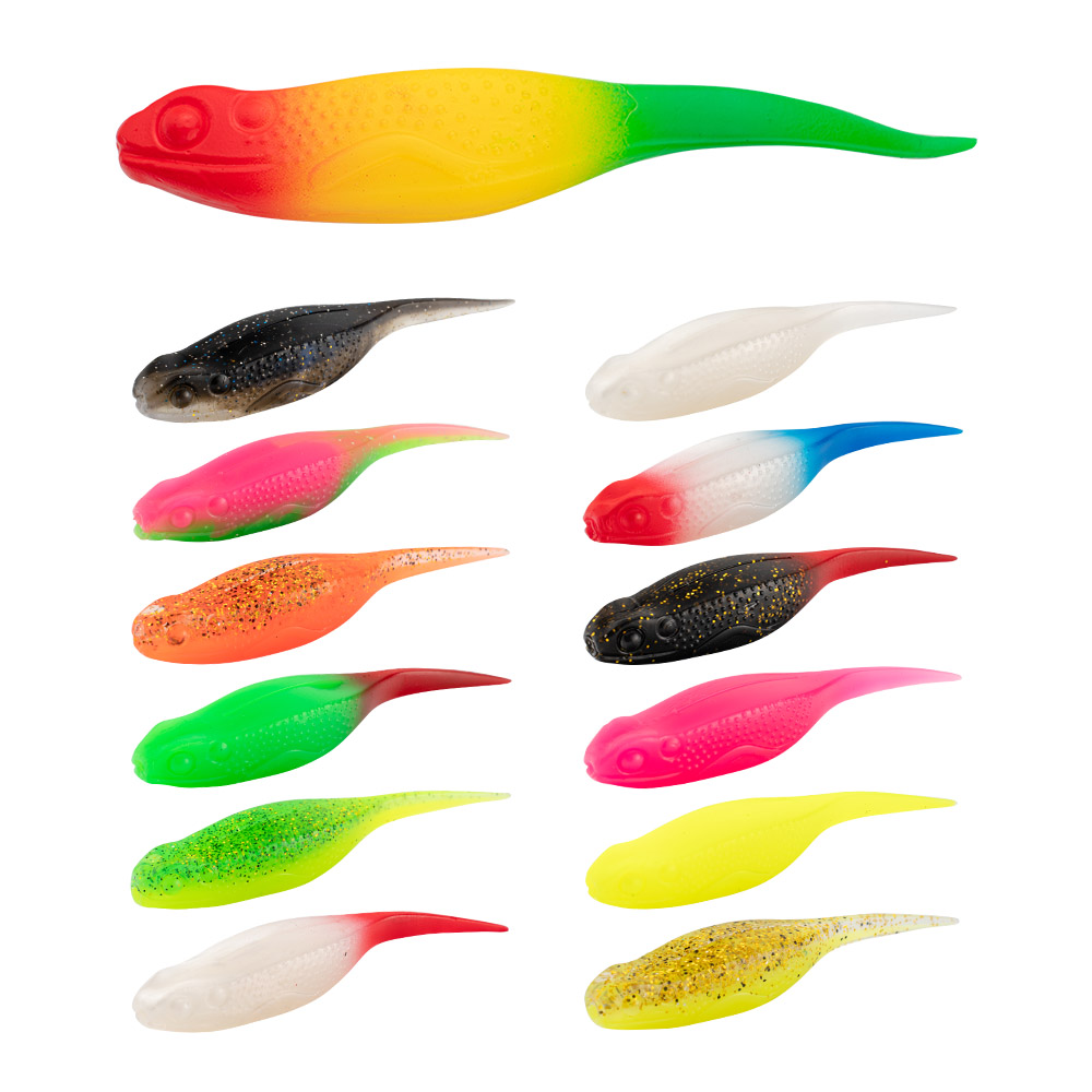 Cheery Silicone Fishing Frog Artificial Soft Bait 10cm 11g Floating Lure for Freshwater Fish & Cod Model SL00133 – Worms & Grubs – view 1