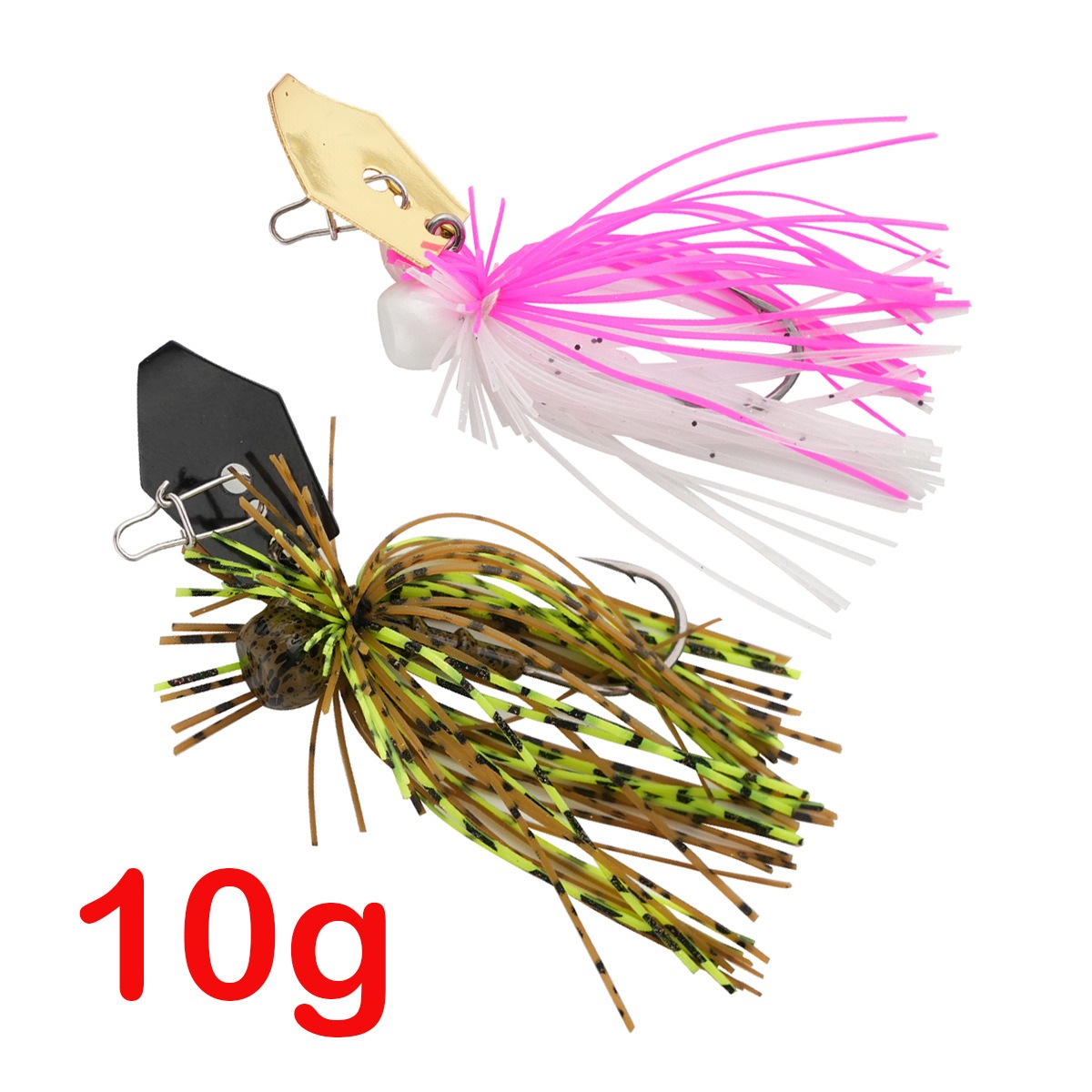 CHEERY 10g Water-blocking Board Composite Rotating Sequins Anti-hanging Bottom Sequins Lure Lure Artificial Bait – Fishhook – view 2