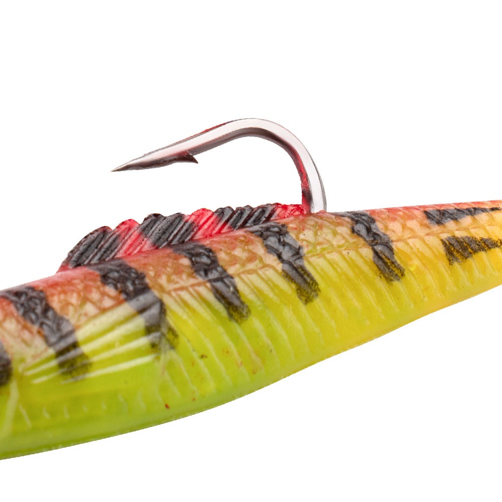 Wholesale 7colors 6cm 5.6g Single Hook Wrapped Lead Fish Plastic Bionic Bait With Hook T Tail Soft Fishing Lures Decoy Soft Bait – Worms & Grubs – view 3