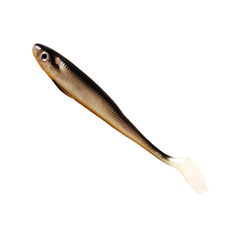 New 9cm 6g Paddle Tail Soft Plastics Lures 7pcs Per Bag t Tail Soft Plastic Fishing Shad Lure – Worms & Grubs – view 4