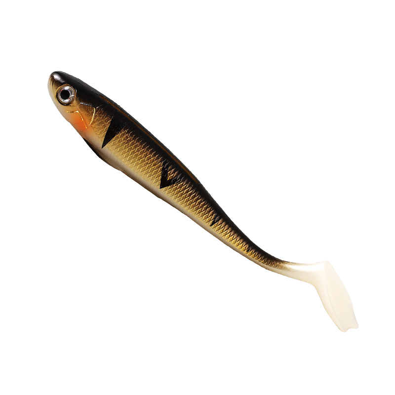 New 9cm 6g Paddle Tail Soft Plastics Lures 7pcs Per Bag t Tail Soft Plastic Fishing Shad Lure – Worms & Grubs – view 5