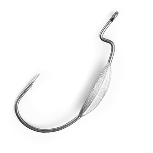 Gs 3#-5/0 Carbon Steel Wide Barbed Fishhook Crank Hook Soft Lure Worm Hook Bait Crank Fishing Hook with Lead – Fishhook – view 4