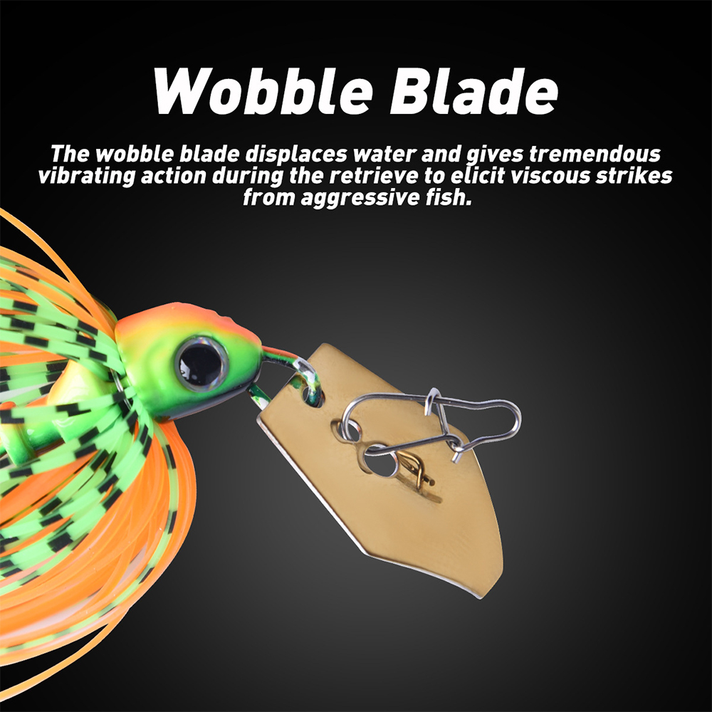 JIGGINGSOUL-BB015-7g-21g Metal Hard Bait Spinner Bait Fishing Lure Mixed Colour Skirt Rubber Bearded Jigs – Metal Lure – view 4