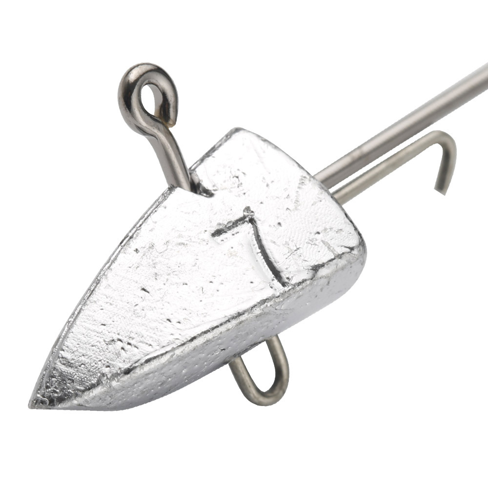 CHEERY-FH186-3.5g5g7g Arrowhead Jig Lead Head Hooks Worm Soft Lure Hook Jig Heads Fishing Hook With Barbed – Fishhook – view 4