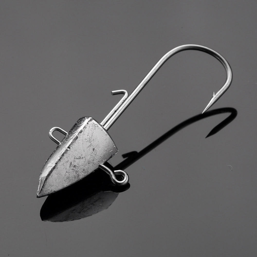 CHEERY-FH186-3.5g5g7g Arrowhead Jig Lead Head Hooks Worm Soft Lure Hook Jig Heads Fishing Hook With Barbed – Fishhook – view 5