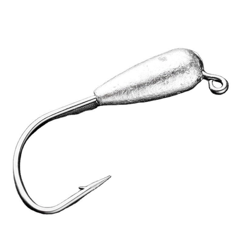 3g/4.5g/7g/9g Lure JIG Soft Worm Hook Lead Hook for Carp Fishing Specialized in Mandarin Fish and Sea Perch 24pcs/Pack – Fishhook – view 1