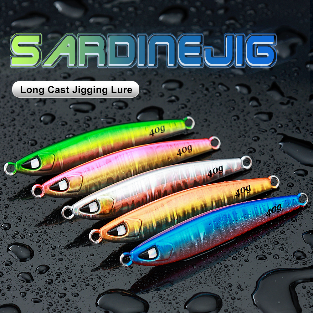 CASTFUN Casting Shore 40g 60g 80g 100g Hard Lead Lure Tuna Fishing Lures Metal Jig – Metal Lure – view 3