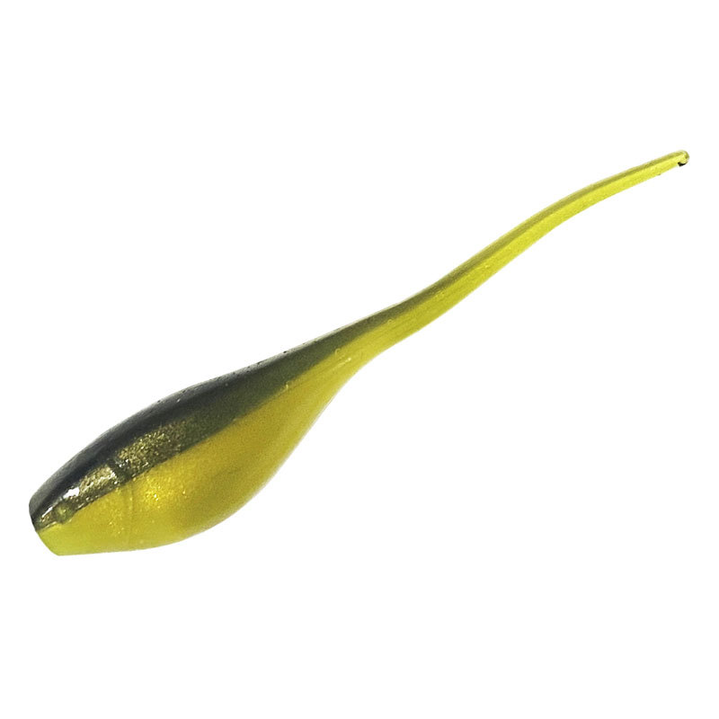 OEM High Quality 10pcs/bag 5cm 0.7g PVC Small Tadpole Lure Worm Pin Tail Soft Bait for Carp & Perch Midwater Fishing – Worms & Grubs – view 2