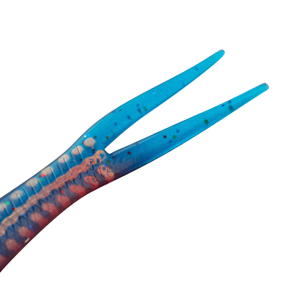 CHEERY 140mm Lead Head Soft Fishing Lure Paddle Tail Soft Blade Spinner Bait Artificial Soft Bait Single Hook Fish Attraction – Worms & Grubs – view 5