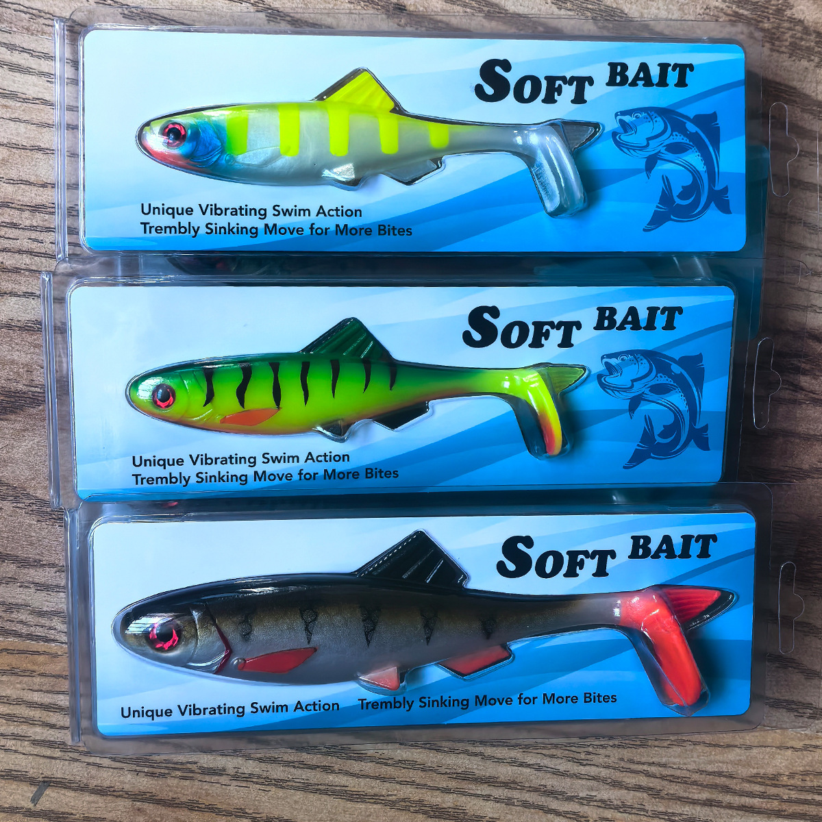 15cm 24g 20cm 56g 10colors Fishing for Grouper and Mandarin Bass Simulation Fishing Soft Lure Bait – Worms & Grubs – view 4