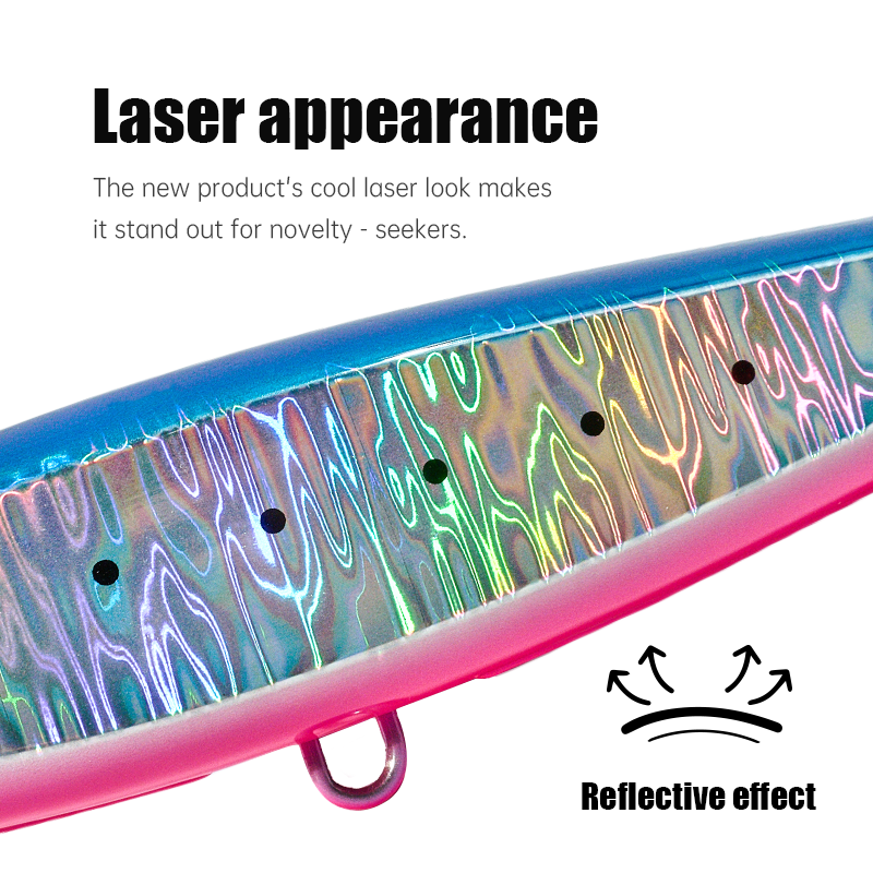 ZOZ 190mm 77g Floating Artificial Hard Swim Pencil Fishing Lure ABS Printed Saltwater Baits for Fishing – Pencil – view 5