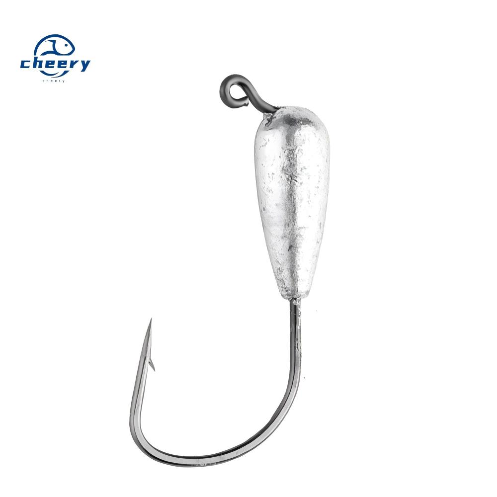 CHEERY Jig Head Hook for Soft Worm Lures, Special Jig Hooks Specially Designed for Mandarin Fish & Sea Bass – Fishhook – view 1