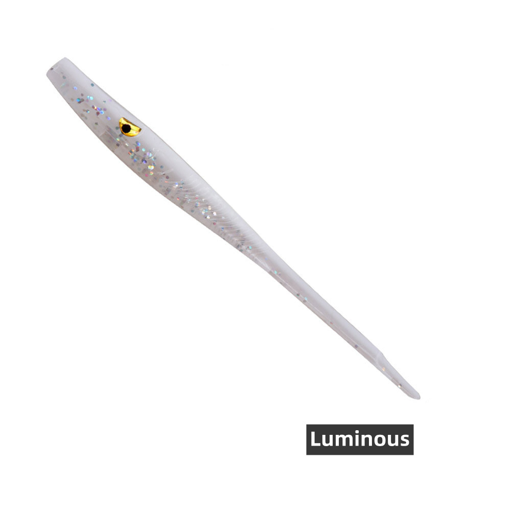 Cheery 125mm 3.8g 3" Needle Tail Slow Sinking Silicone Trout Worm Artificial Soft Bait Fishing Lure for Sea & Earth Worm – Worms & Grubs – view 5