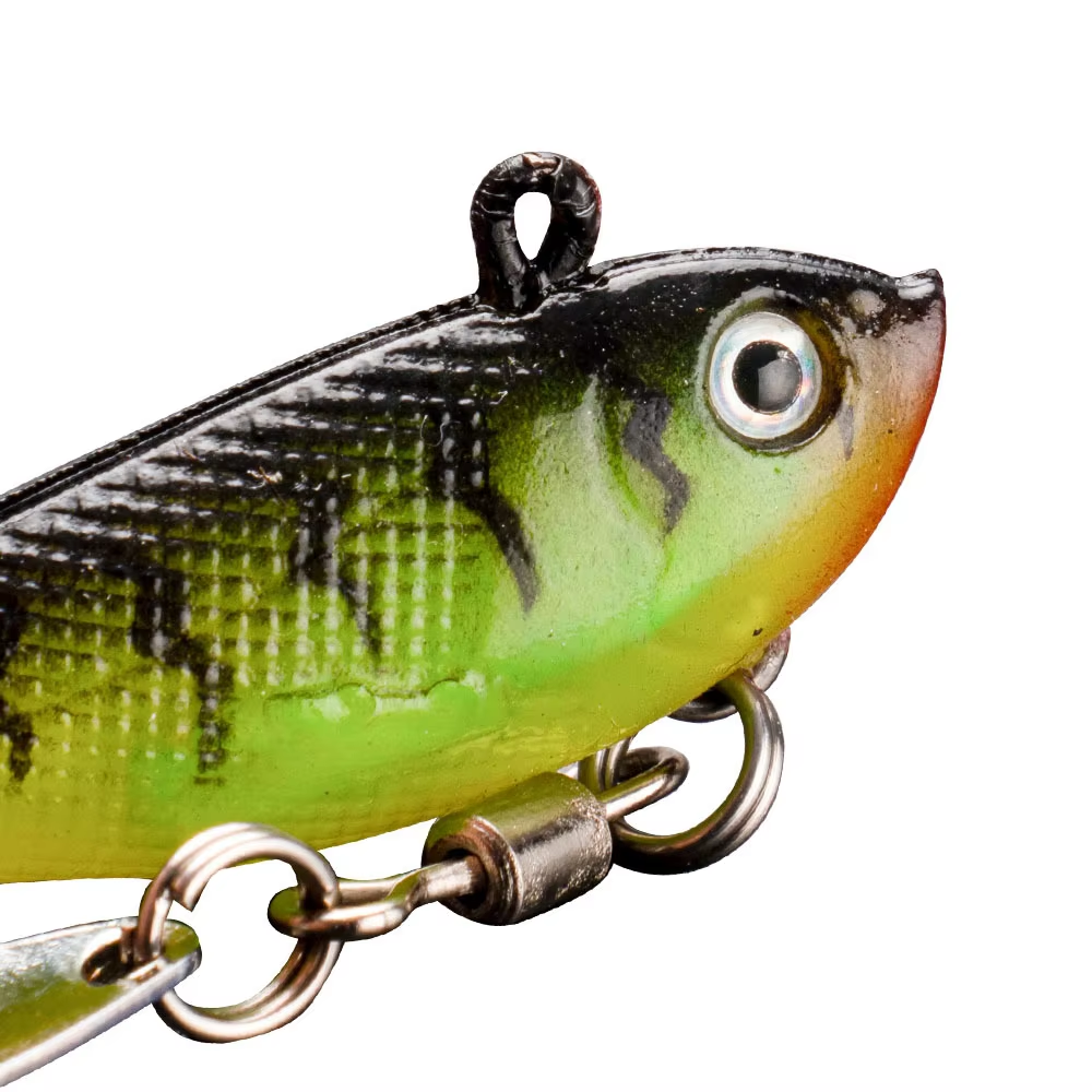 Wholesale Freshwater Spin Metal Spoon Artificial Bottom Wobble Soft Bait PVC Bait Ice Trout Salmon Sea Bass Spinner Jig Fishing – Worms & Grubs – view 3