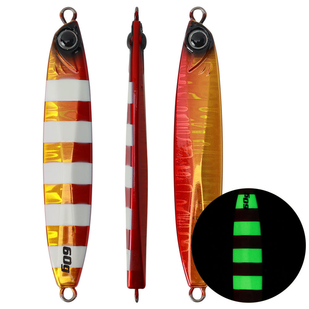 CHEERY Metal Jigging Lures Isca 35g 45g 60g 80g 100g Fishing Lures Baits Lures Fish for Tuna – Metal Lure – view 3
