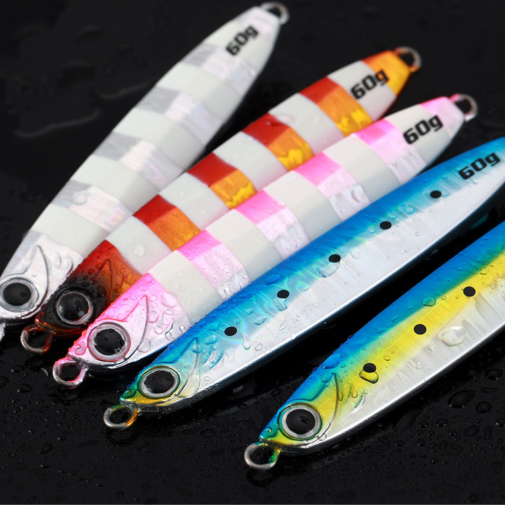 CHEERY Metal Jigging Lures Isca 35g 45g 60g 80g 100g Fishing Lures Baits Lures Fish for Tuna – Metal Lure – view 4