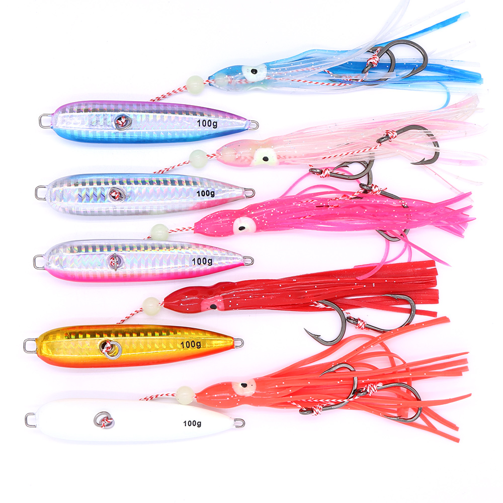 CHEERY 40G-200G ENGETSU Kabura Inchiku Jig, Saltwater Boat Trolling Fishing Lure for Sea Bass – Metal Lure – view 2