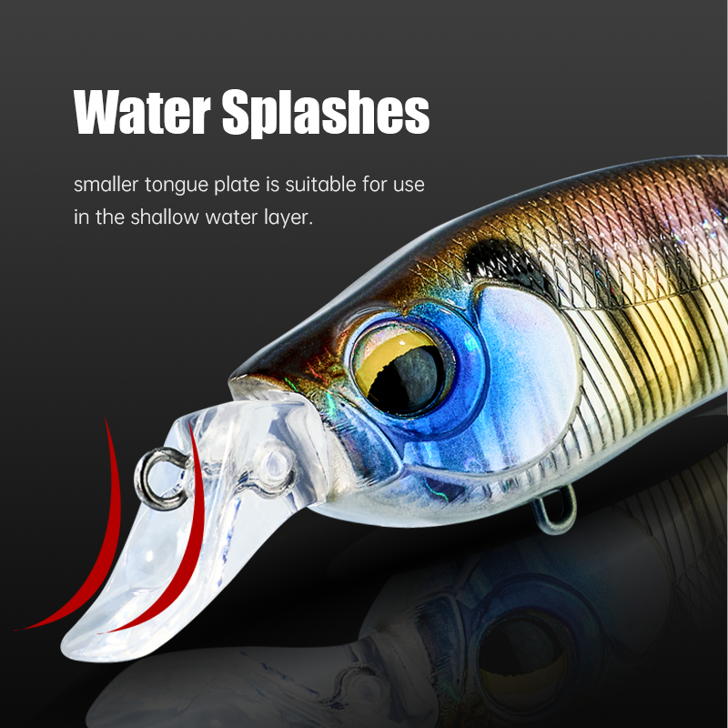 Wholesale Manufacturer's Printed Hard Bait Minnow Lure for Ocean Boat Fishing Attracts Salmon Trout Bass Pike Made Durable ABS – Minnow – view 5