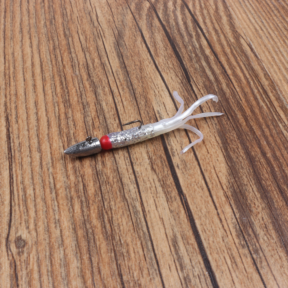 Factory OEM 1g 1.5g 2g 3g 10pcs/bag Rock Fish Bent Bulk Fishing Bullet Jig Head Hook – Fishhook – view 5