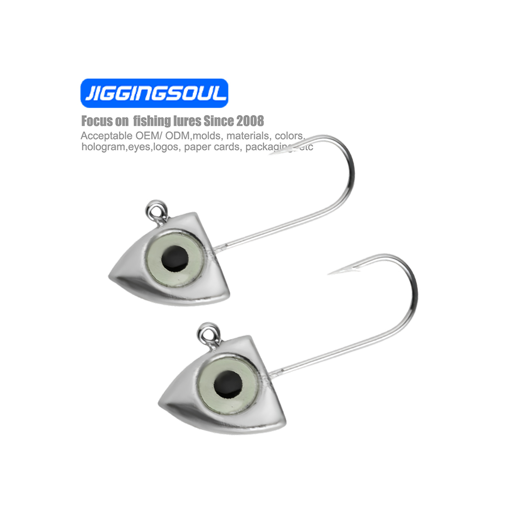 JIGGINGSOUL-FH168-2g3g4g6g Luminous Mini Lead Hook Fishing Jig Head Hook Fishing Hook – Fishhook – view 1