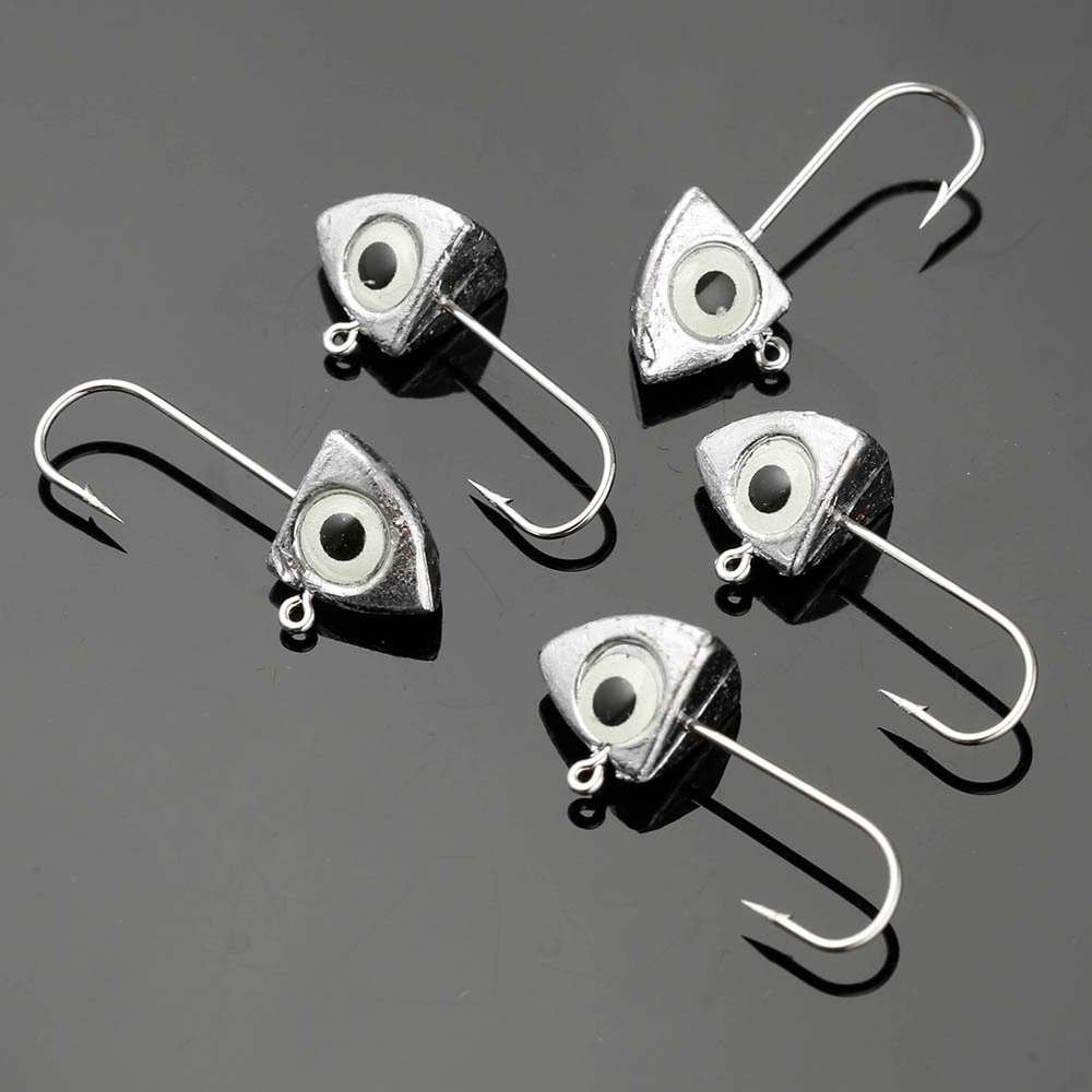 JIGGINGSOUL-FH168-2g3g4g6g Luminous Mini Lead Hook Fishing Jig Head Hook Fishing Hook – Fishhook – view 4