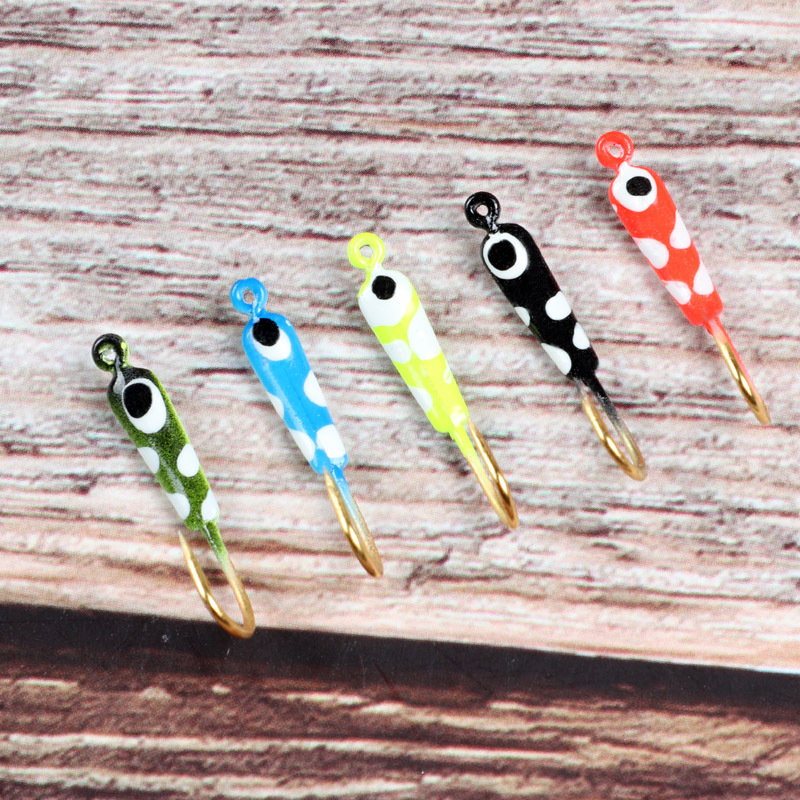 WEIHE 25mm/0.7g Luminous Ice Fishing Hook Mini Lead Fish Hook Root Fishing Hook – Fishhook – view 3