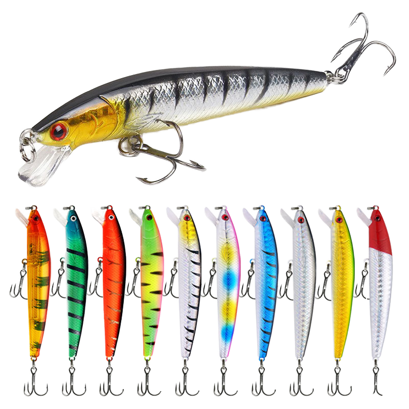 Echo 8.5cm 9g Floating Minnow Long-cast Bait Fresh Water Saltwater Fishing Stream Tip Slow Sinking Fishing Lures – Minnow – view 1