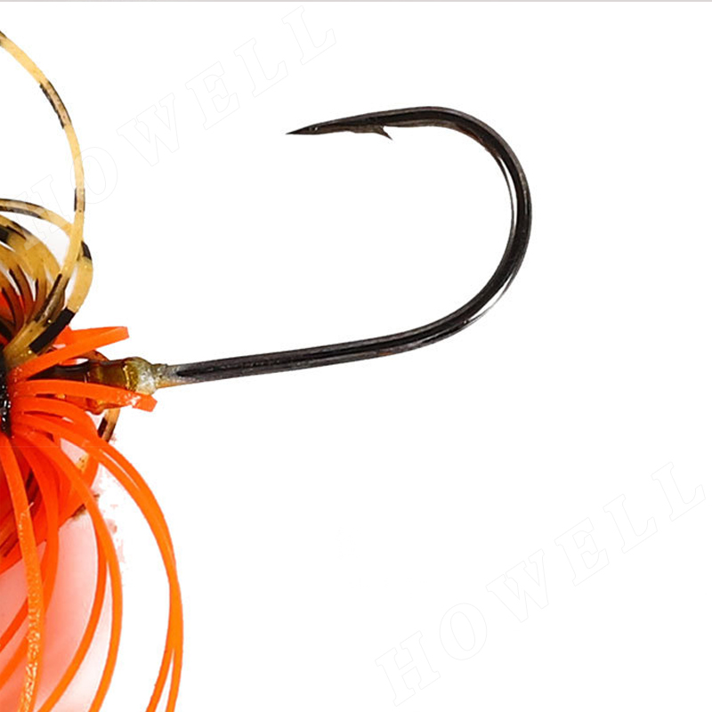 CHEERY 7.5g 22cm Gold Shiner Spinnerbaits Luminous Colorful Skirts Metal Jig Head for Freshwater Saltwater Fishing Rivers Lakes – Metal Lure – view 5
