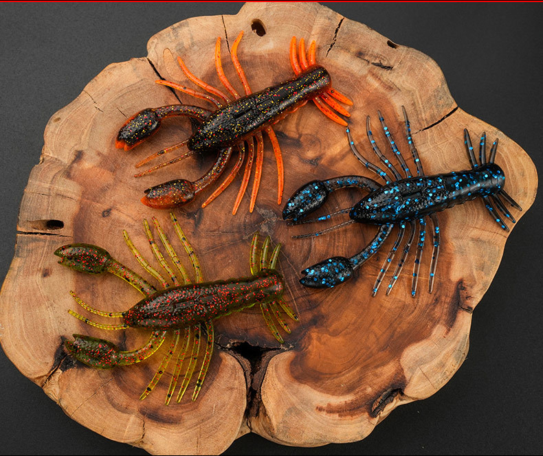 Cheery 8cm 8.7g Silicone Floating Multi-Leg Shrimp Lure for Carp & Saltwater Fish-Fly Fishing Soft Bait Without Hooks – Soft Lure – view 4