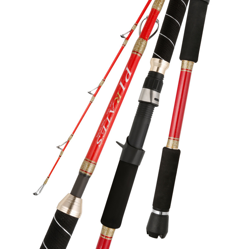 CHEERY Deep Sea Boat Fishing Rod Super Hard Solid Glass Steel 150# Electric Winch 400kg 1.65-2.1m 1.5-Section South Oil Bottom – Fishing Rod – view 5