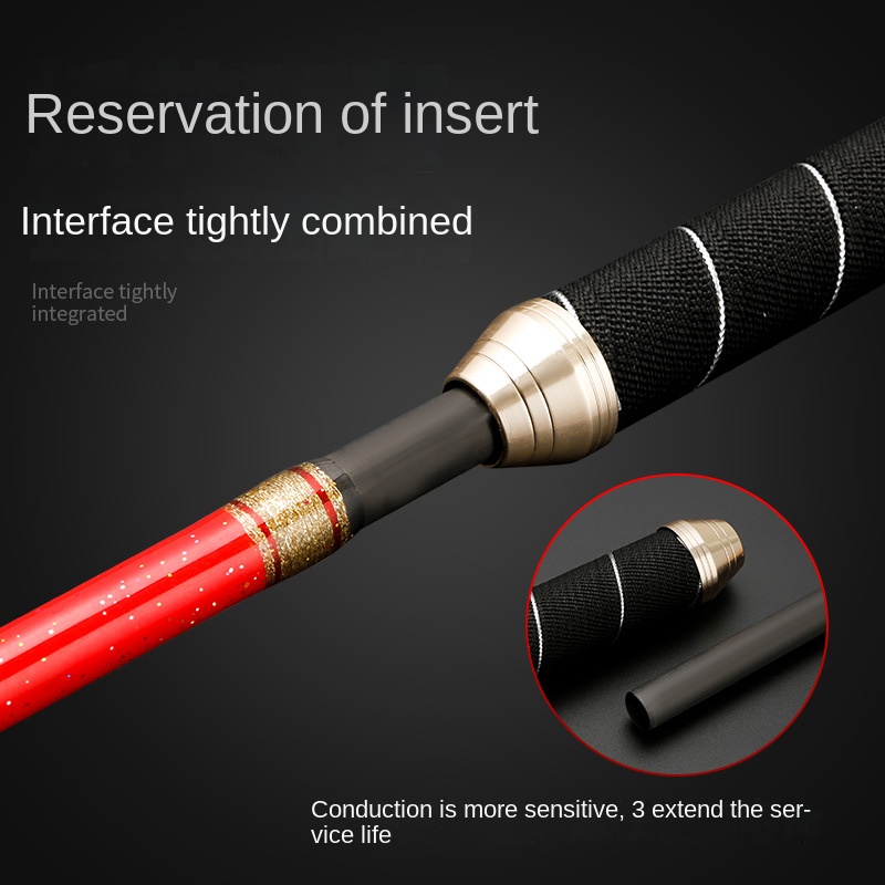 CHEERY Deep Sea Boat Fishing Rod Super Hard Solid Glass Steel 150# Electric Winch 400kg 1.65-2.1m 1.5-Section South Oil Bottom – Fishing Rod – view 2