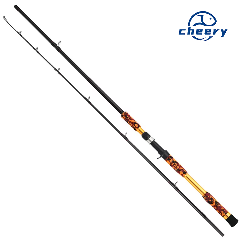 Cheery YG-1 Heavy Grass Area Lei Qiang Rod Black Fishing Rod XH Super Hard Luya Rod Anchor 2.28m Carbon Gun Handle Straight – Fishing Rod – view 1