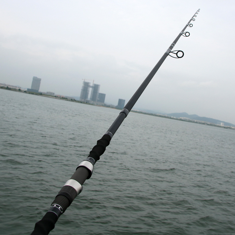 CHEERY Ocean Beach Long-distance Cast Rod Carbon Super-hard Anchor Rod 3.6 Meters 4.2 Meters Plug Fishing Rod 4 Sections – Fishing Rod – view 4