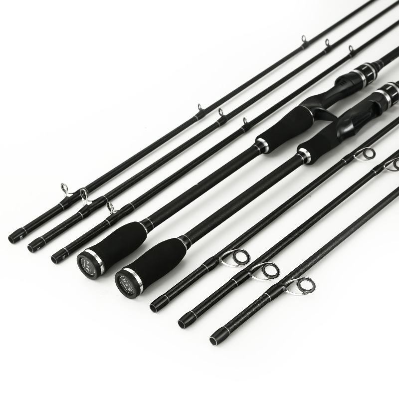 CHEERY Carbon Luya Rod Three-Piece ML/M/H Action Super Hard River Fishing Rod 1.8m-2.4m Sizes 130g Weight 95cm Collapsed – Fishing Rod – view 4