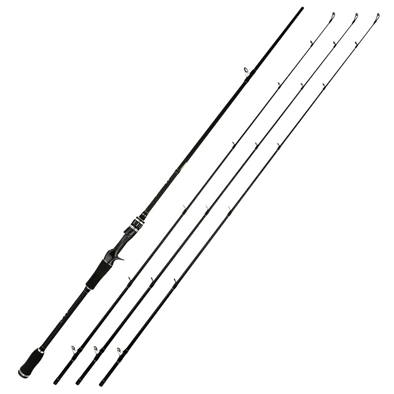 CHEERY Carbon Luya Rod Three-Piece ML/M/H Action Super Hard River Fishing Rod 1.8m-2.4m Sizes 130g Weight 95cm Collapsed – Fishing Rod – view 2