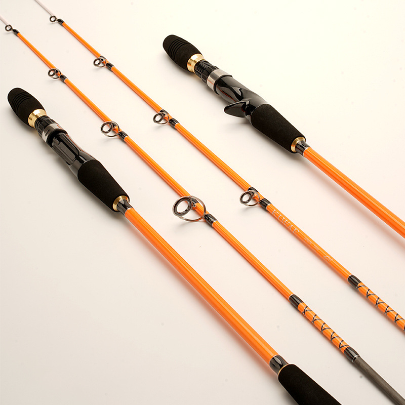 Half-boat Fishing Carbon Plate Slow Swing Rod Solid Rod Tip Soft Tail 1.55 Meters Sea Fishing Luya Rod 2 Sections 165g Weight – Fishing Rod – view 5