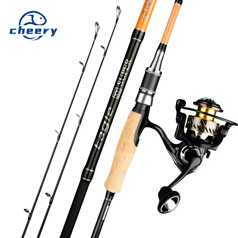 Yu Mingcatcher Carbon Lure Rod Set with Super Hard Cork Handle 1.8m-2.4m Sizes Straight Design for River & Sea Fishing – Fishing Rod – view 1