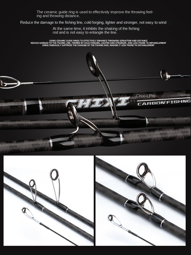 Micro Luya Rod L Carbon Ultra Light Medium Fast Action Quick Adjustment Horse Mouth Stream Fishing Rod 125g 104cm Collapsed – Fishing Rod – view 2