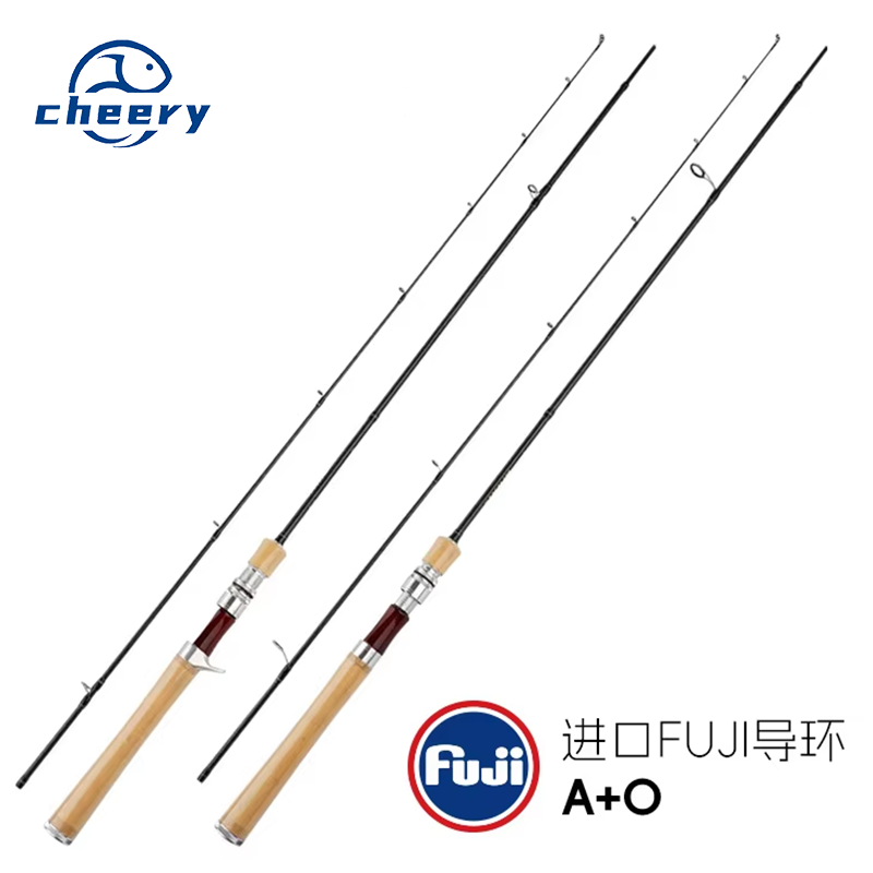 CHEERY Fisherman Catching Chixi Luya Rod Ultra Light Carbon Soft Tune Straight Handle Stream 3.9m Fuji Guide Ring – Fishing Rod – view 1