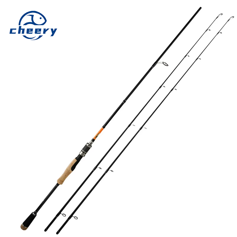 Yu Mingcatcher Carbon Lure Rod Set Double Rod Slightly M/MH Super Hard Straight Handle Throwing Rod Sea Rod Weihai Cork Handle – Fishing Rod – view 1