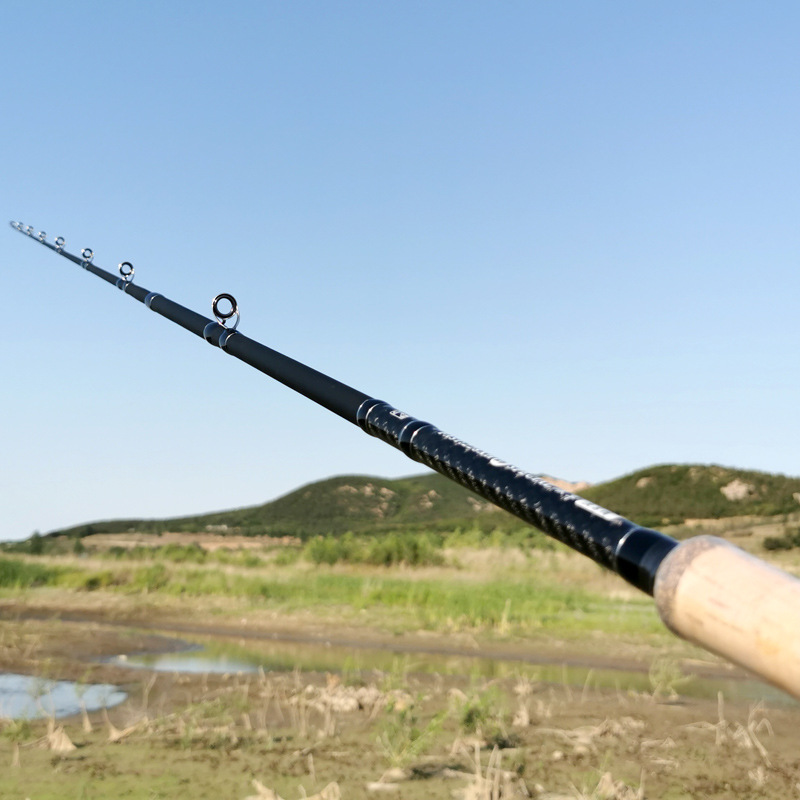 Lei Qiang Rod Black Luya Fishing Rod XH Heavy Thunder 2.28m Carbon 2-Piece 240g Super Hard Anchor Reservoir Pond – Fishing Rod – view 2