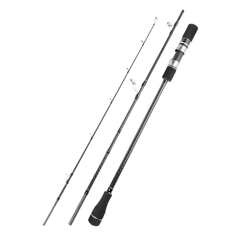 Saltwater Fishing 3-Section MH Action Rod 1.83m-1.91m 30T Carbon Spinning/Casting Slow Pitch Jigging Rod – Fishing Rod – view 2