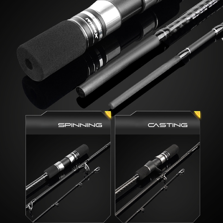 Saltwater Fishing 3-Section MH Action Rod 1.83m-1.91m 30T Carbon Spinning/Casting Slow Pitch Jigging Rod – Fishing Rod – view 3