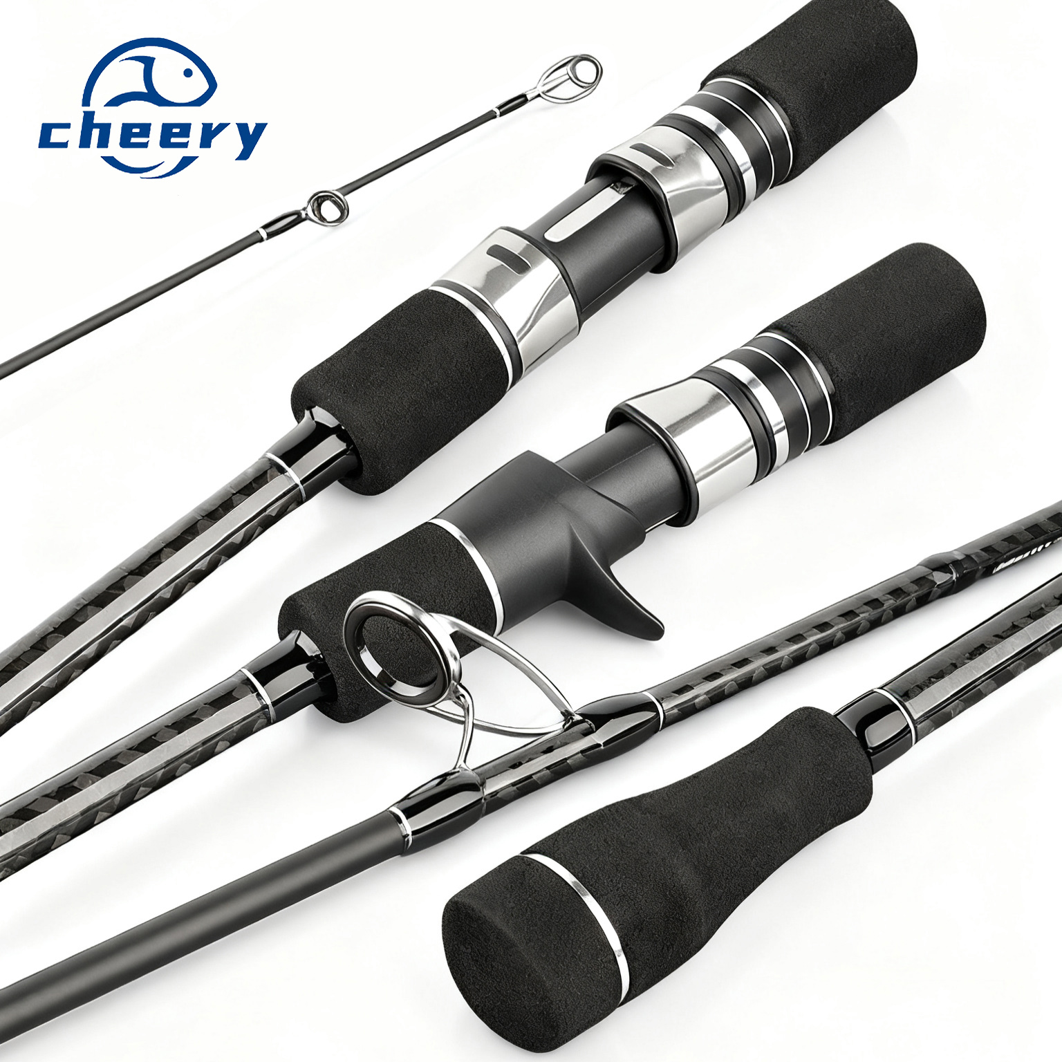 Saltwater Fishing 3-Section MH Action Rod 1.83m-1.91m 30T Carbon Spinning/Casting Slow Pitch Jigging Rod – Fishing Rod – view 1