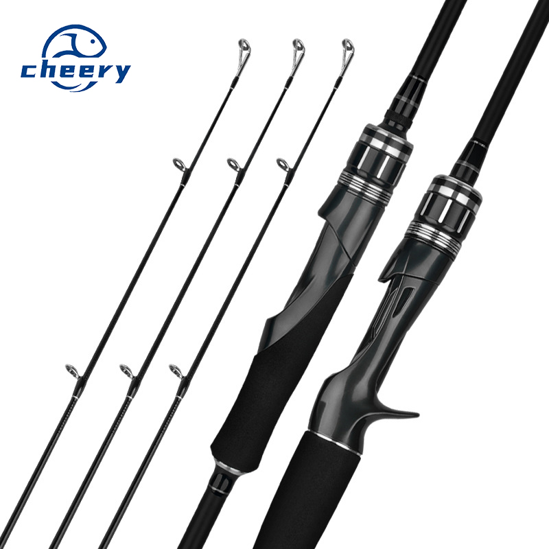 CHEERY High Quality Carbon Fiber 2 Section Spinning Carp Fishing Rod EVA Handle 1.8m/2.1m/2.4m MH Tips Sea Bass Casting Rod – Fishing Rod – view 1
