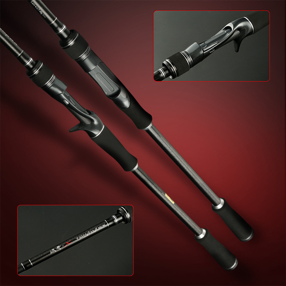 CHEERY Wholesale Freshwater Bass Fishing Rods 1.8m-2.4m 30T Carbon Fiber H/XH Action Spinning & Baitcasting Rods – Fishing Rod – view 4